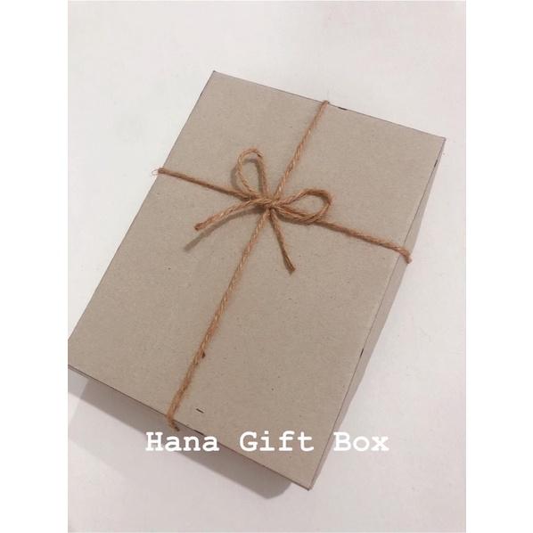 Hộp quà chữ nhật màu vintage 20*15*5 #HanaGiftBox