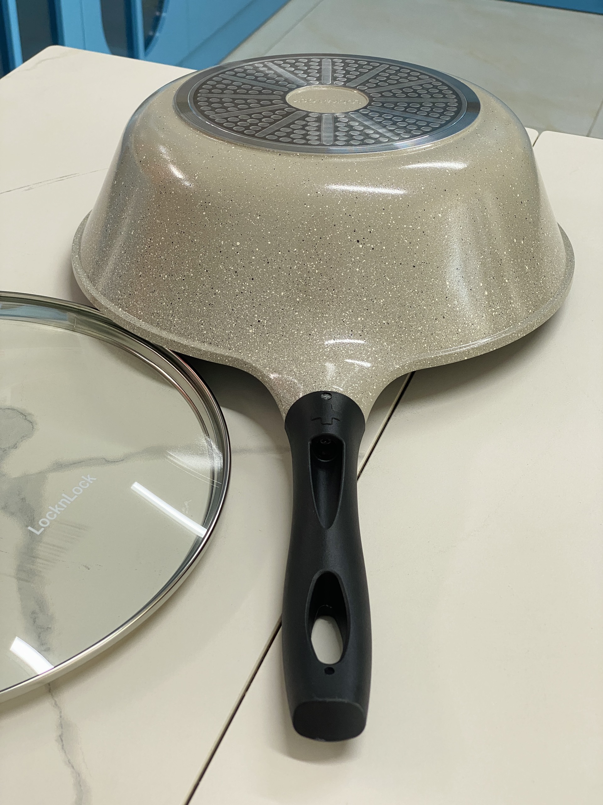 Chảo Sâu Lòng Đáy Phẳng Đá Stone 7 Lớp Cao Cấp 30cm LCA6305D