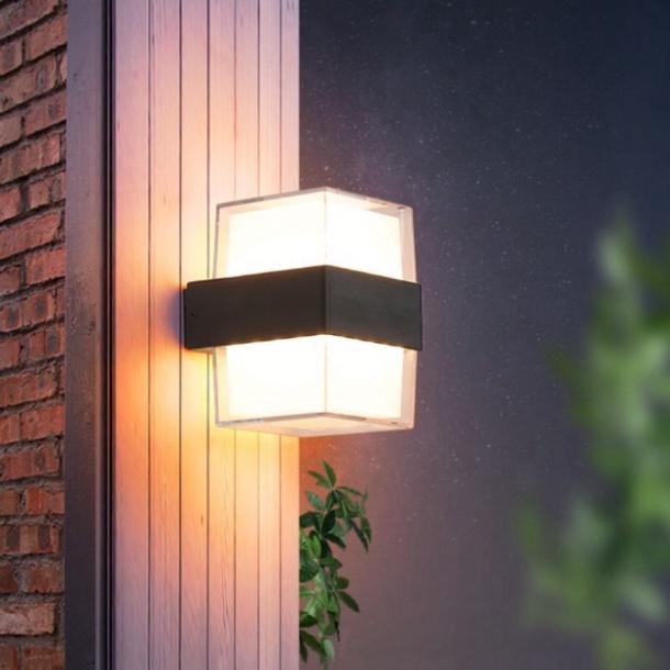 Đừn tường ngoài thiên nhiên tự nhiên chồng nước led DT DDT