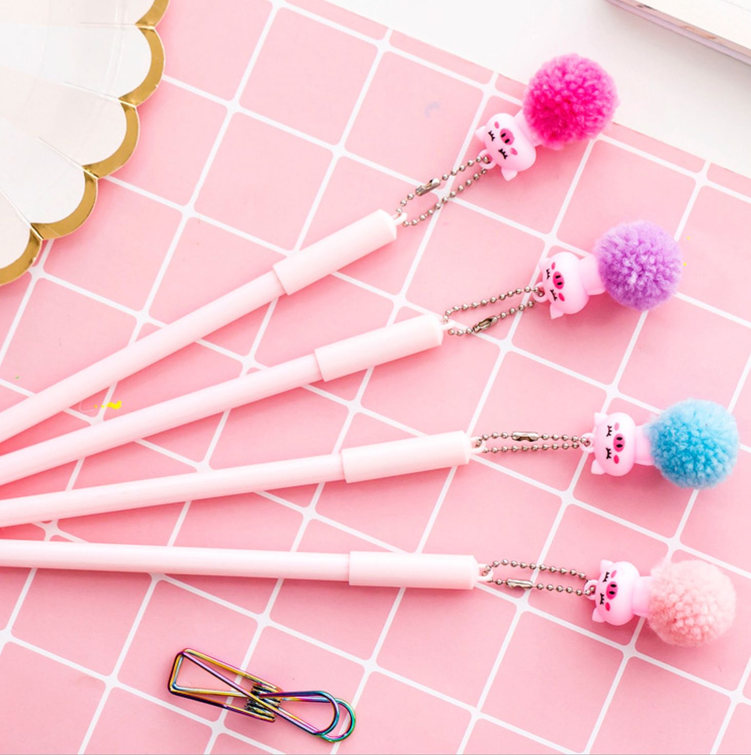 Bút Bi Heo Hồng Siêu Dễ Thương - Bút Bi Nước Văn Phòng Mực Đen
