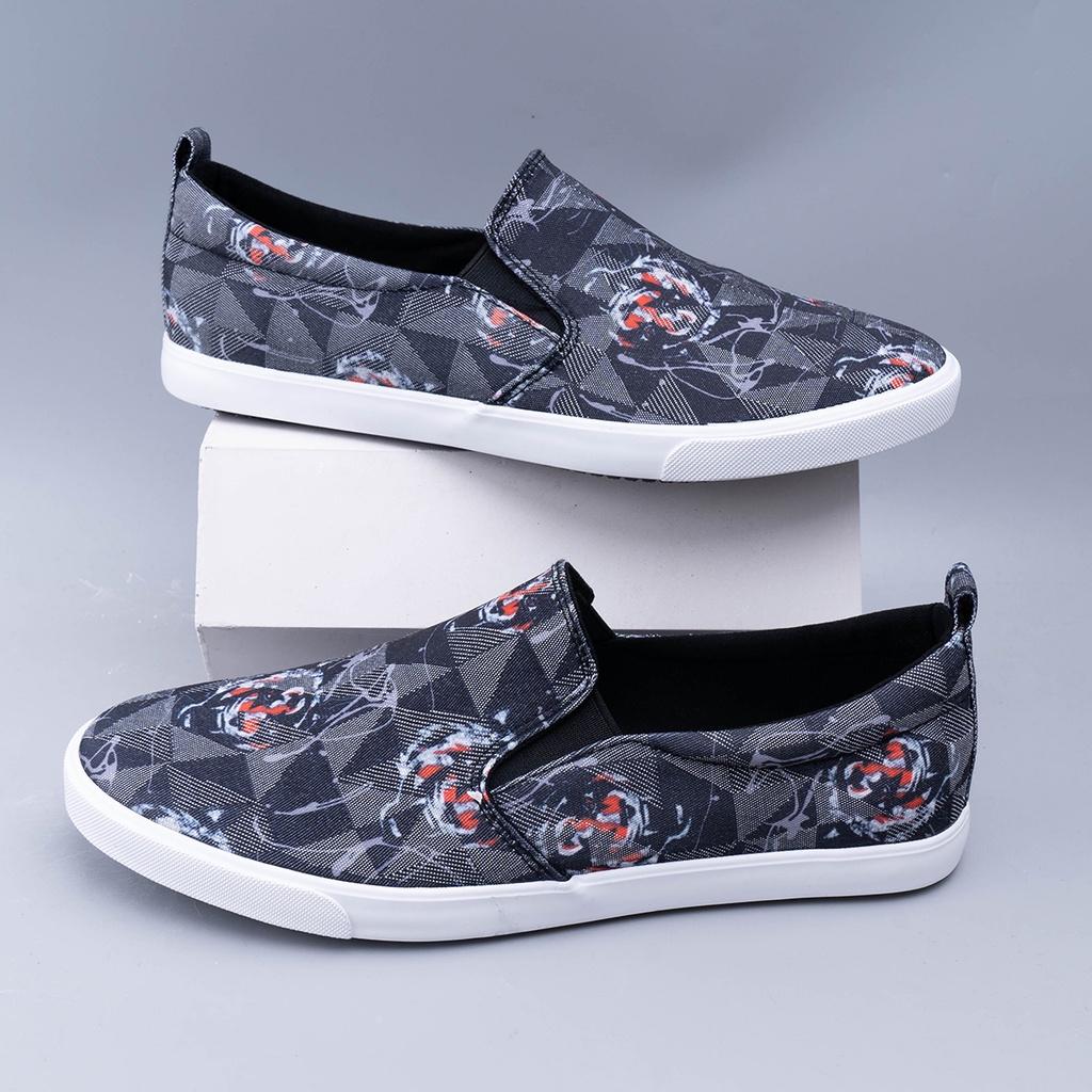 Giày lười nam - Slip on nam vải - Mã A6258