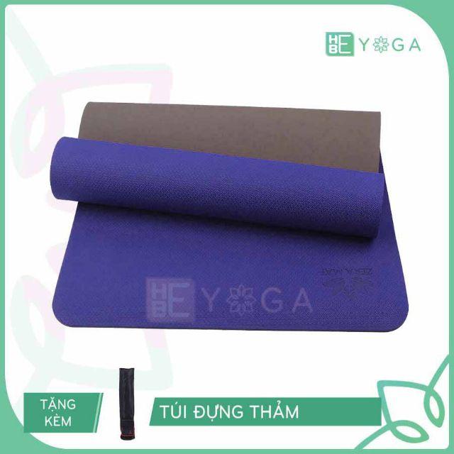 Thảm yoga TPE 2 lớp dày 8ly. Thảm yoga. HCM