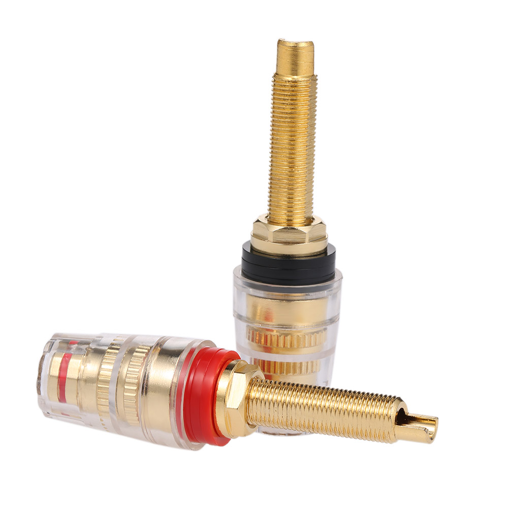 1 Cặp Thiết Bị Đầu Cuối HiFi 24 Mạ Vàng Với Ổ Cắm Chuối