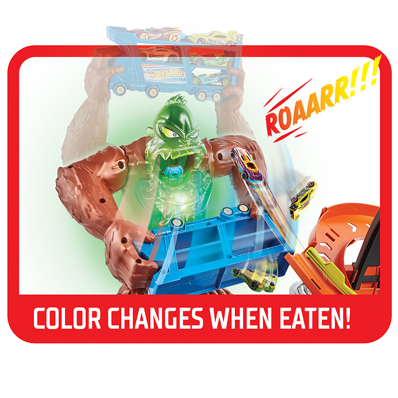Bộ Đồ Chơi Hot Wheels Thành Phố Khỉ Đột Gorllia GTT94