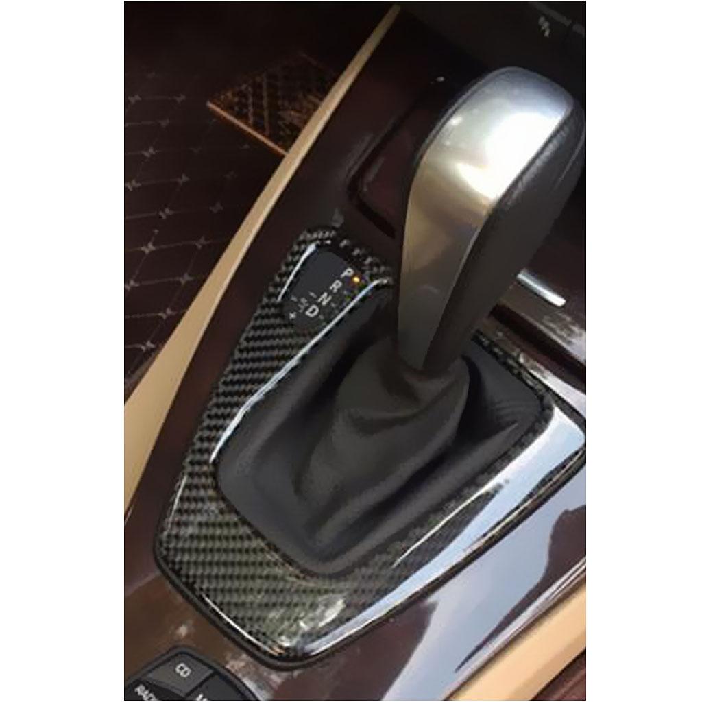 Car Gear Shift Surround Frame Cover Carbon Fiber