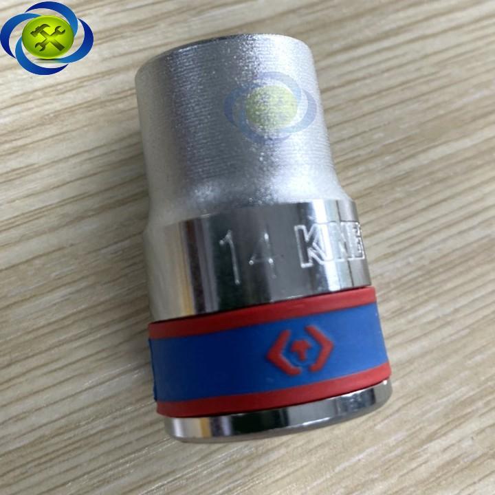 Tuýp trắng ngắn Kingtony 433514M 1/2 INCH - 14MM 6 CẠNH