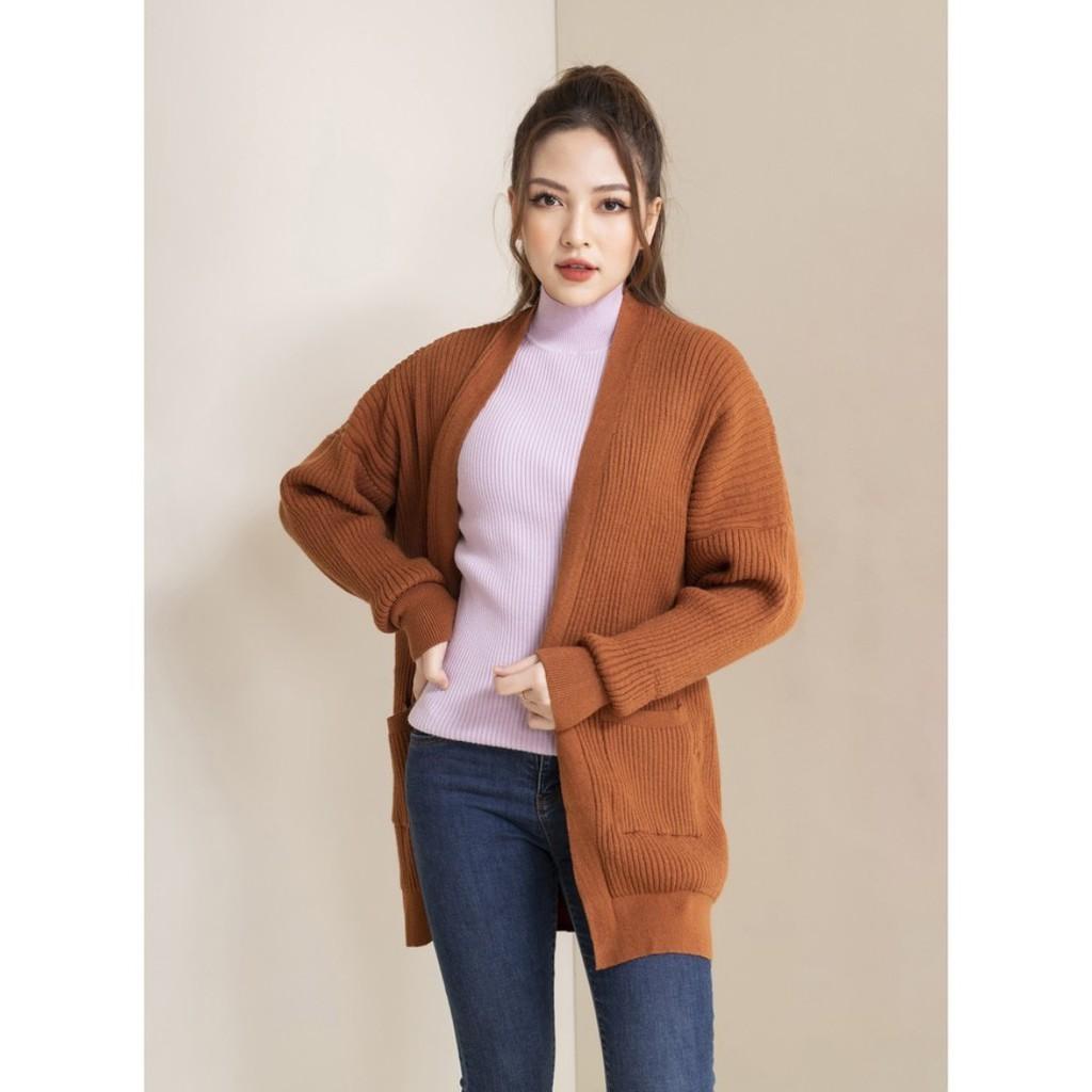 Áo Khoác Len Cardigan Dáng Dài