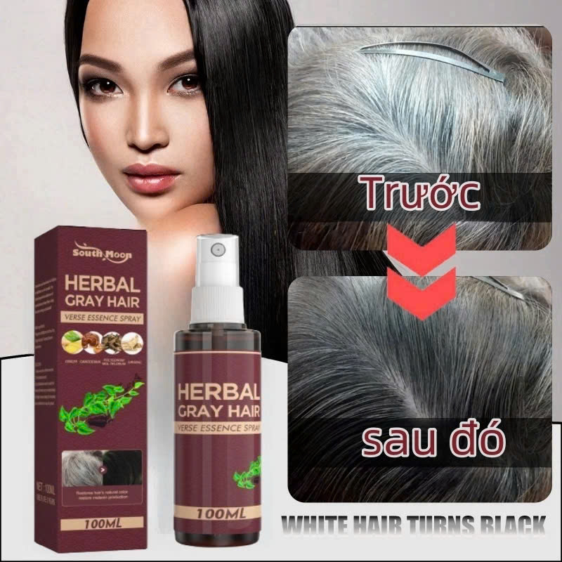Chai Dưỡng Tóc Đen Tự Nhiên 100ml – Thảo Dược An Toàn Cho Mọi Loại Tóc, Nam Nữ Đều Dùng Được , đèn ốp trần
