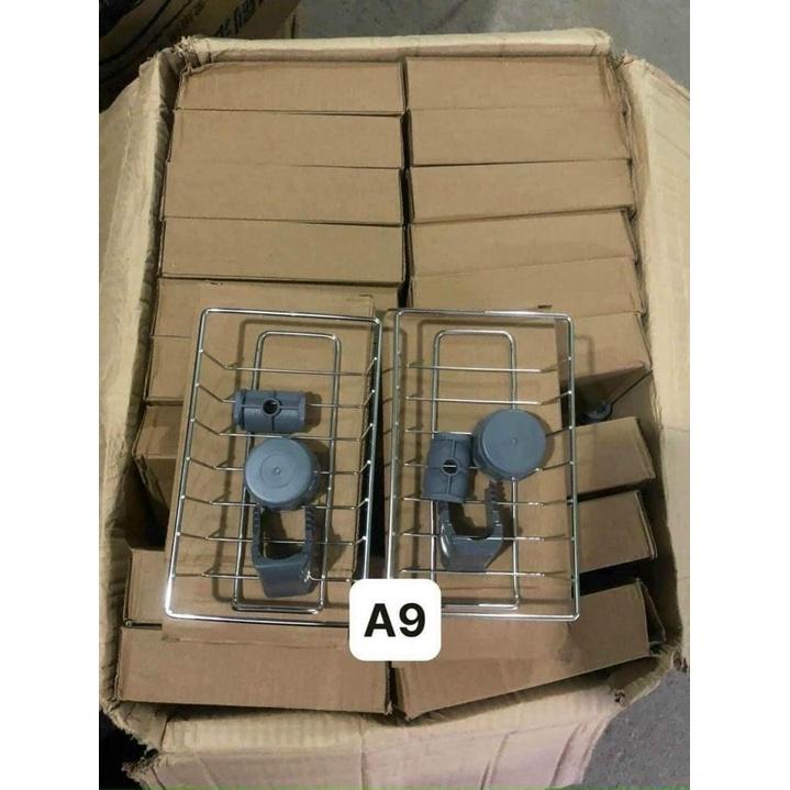KỆ CÀI CẠNH VÒI RỬA BÁT ĐỂ KHĂN VÀ RẺ RỬA BÁT TIỆN DỤNG BẰNG INOX