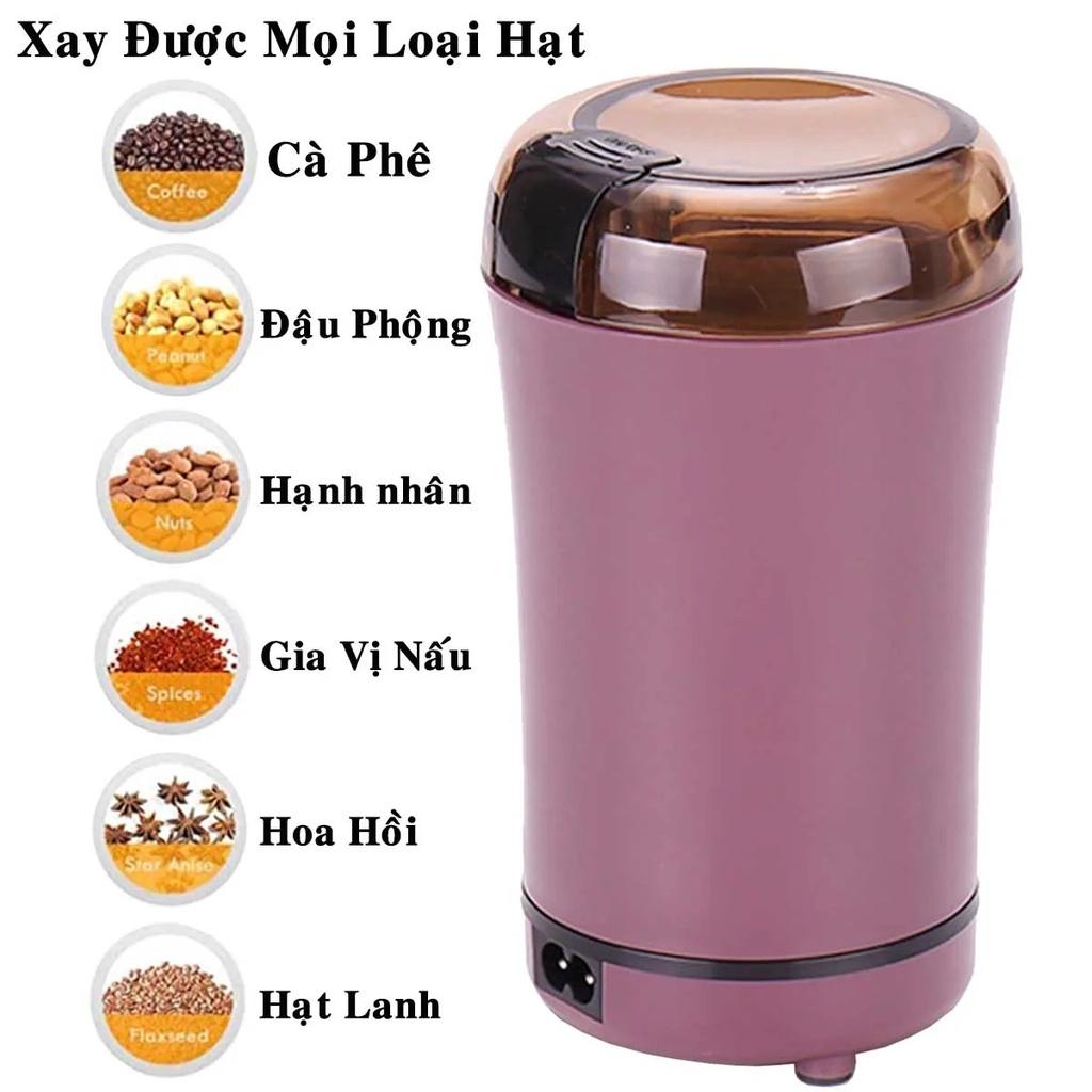 Máy xay hạt khô, xay bột, gia vị cà phê đa năng, công suất cao, lưỡi dao cực bén, chất liệu cối inox, bảo hành 12 tháng  - Hàng chính hãng dododios