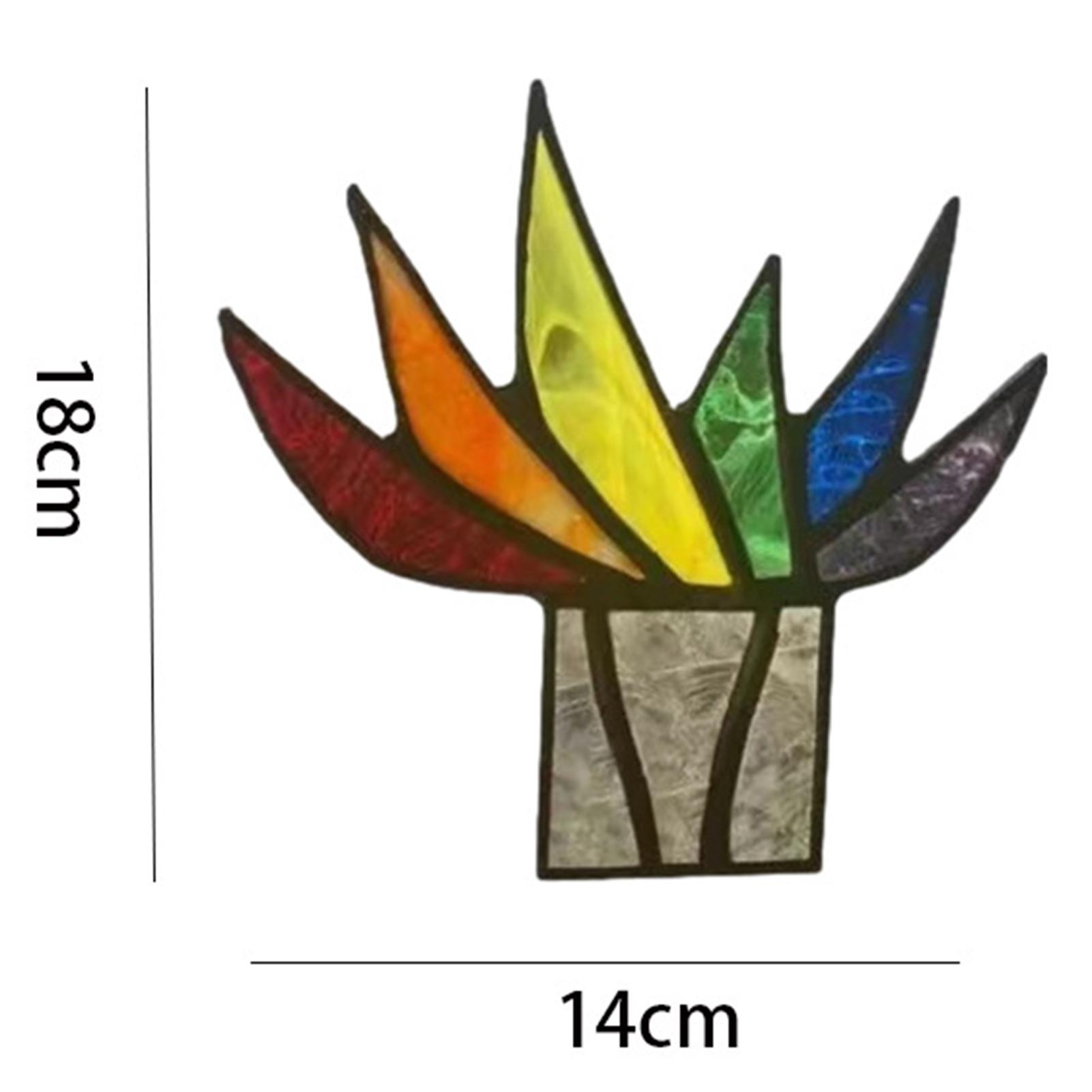 Cây lô hội mini acrylic trang trí vườn, nội thất gia đình