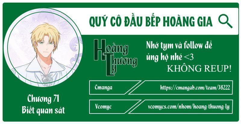 quý cô đầu bếp hoàng gia chapter 71 1