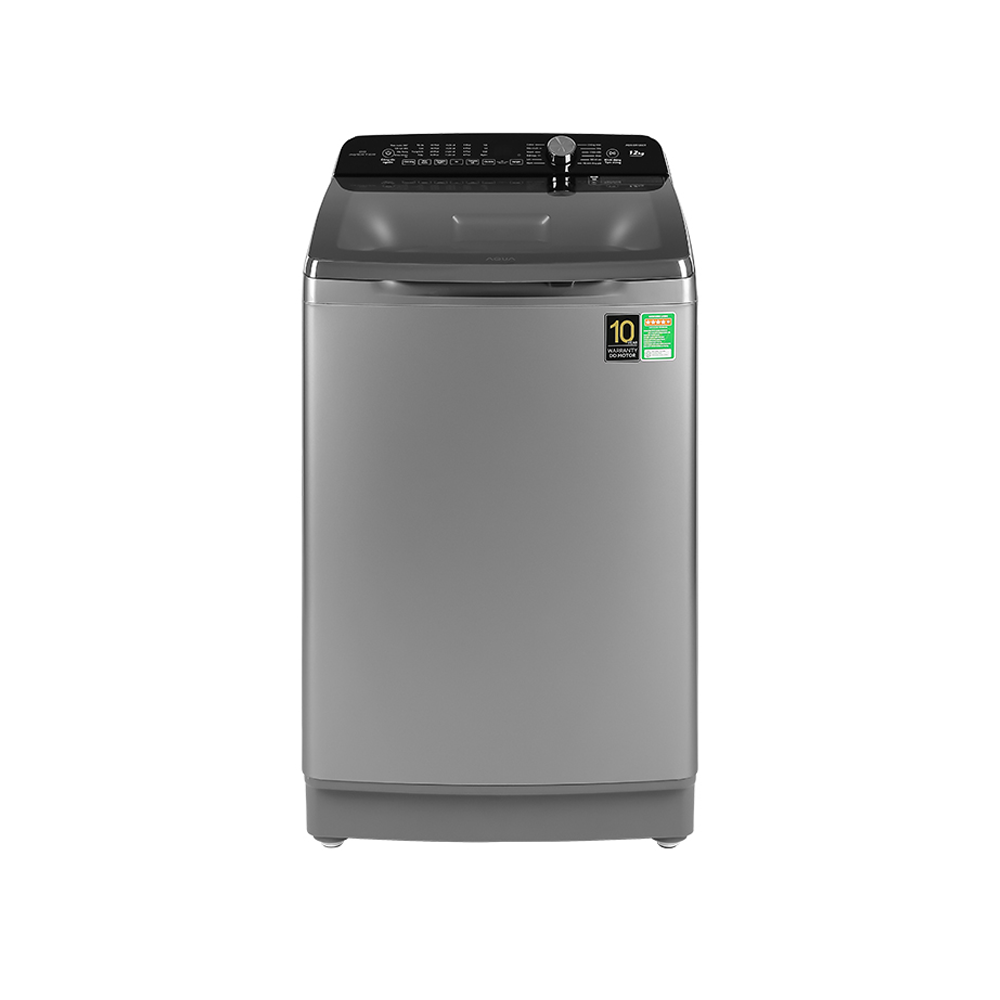 Máy Giặt Cửa Trên Inverter Aqua AQW-DR120CT-S (12kg) - Hàng Chính Hãng