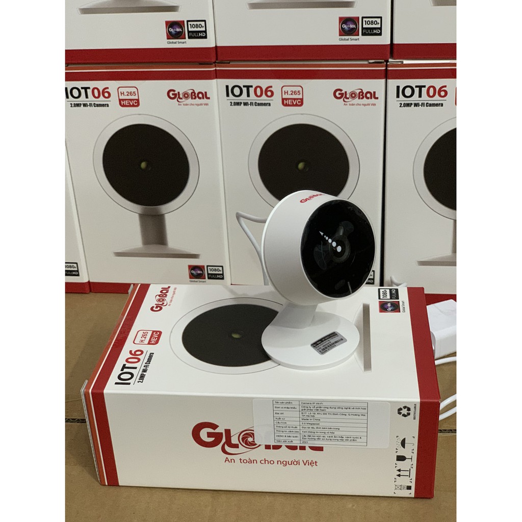 Camera Wifi Global IOT 06 IP Wifi 2.0MP Full HD - Hàng chính hãng