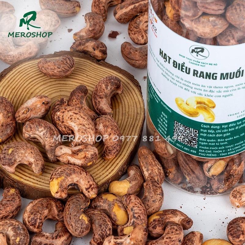 500GRAM ĐIỀU RANG MUỐI LOẠI 1(380-410 HẠT/KG- HẠT LỚN) ĐÓNGLON