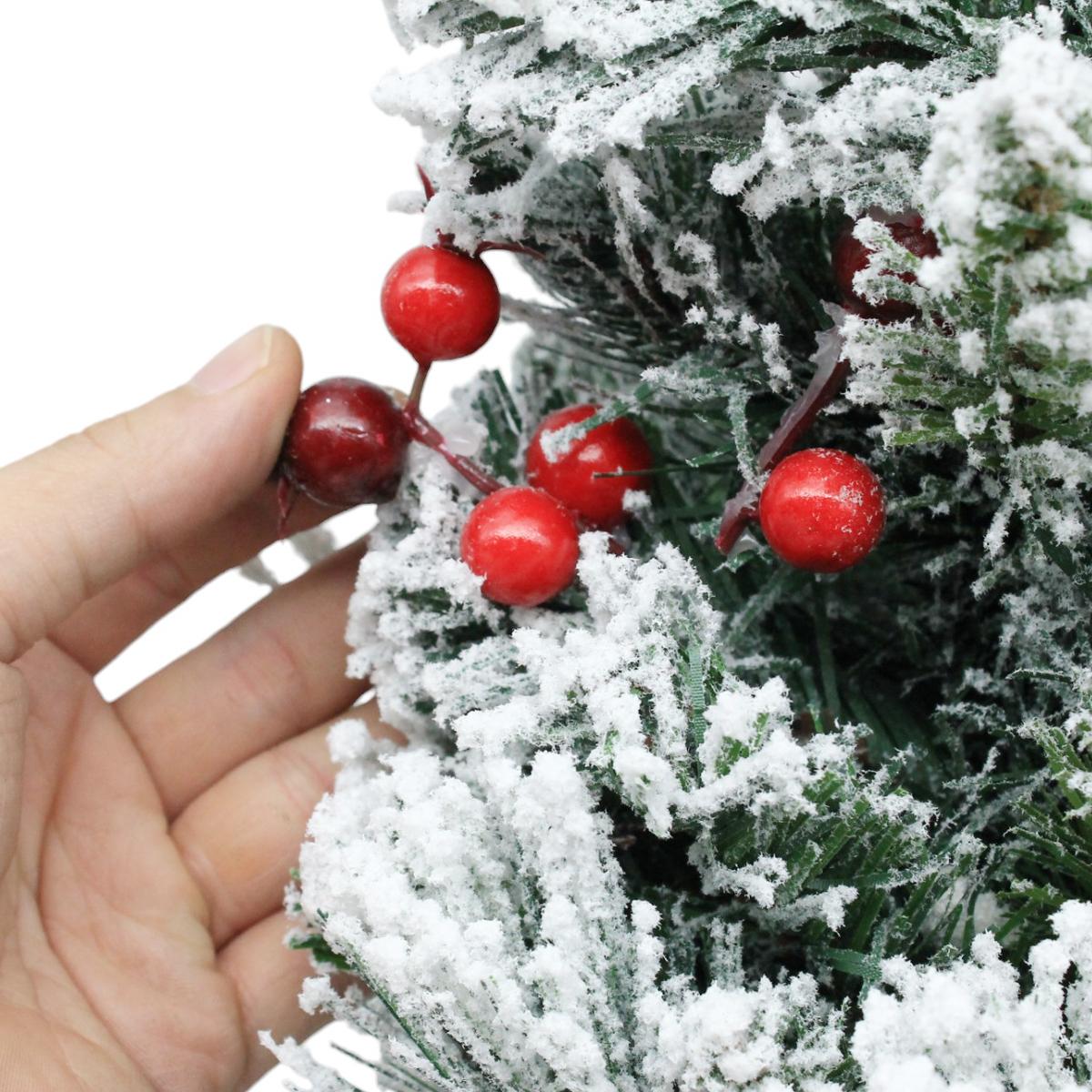 Cây Thông Mini 3 Loại Lá Phủ Tuyết Trang Trí Noel 45 cm - Chaang Chiia LP-3LLD-45CM