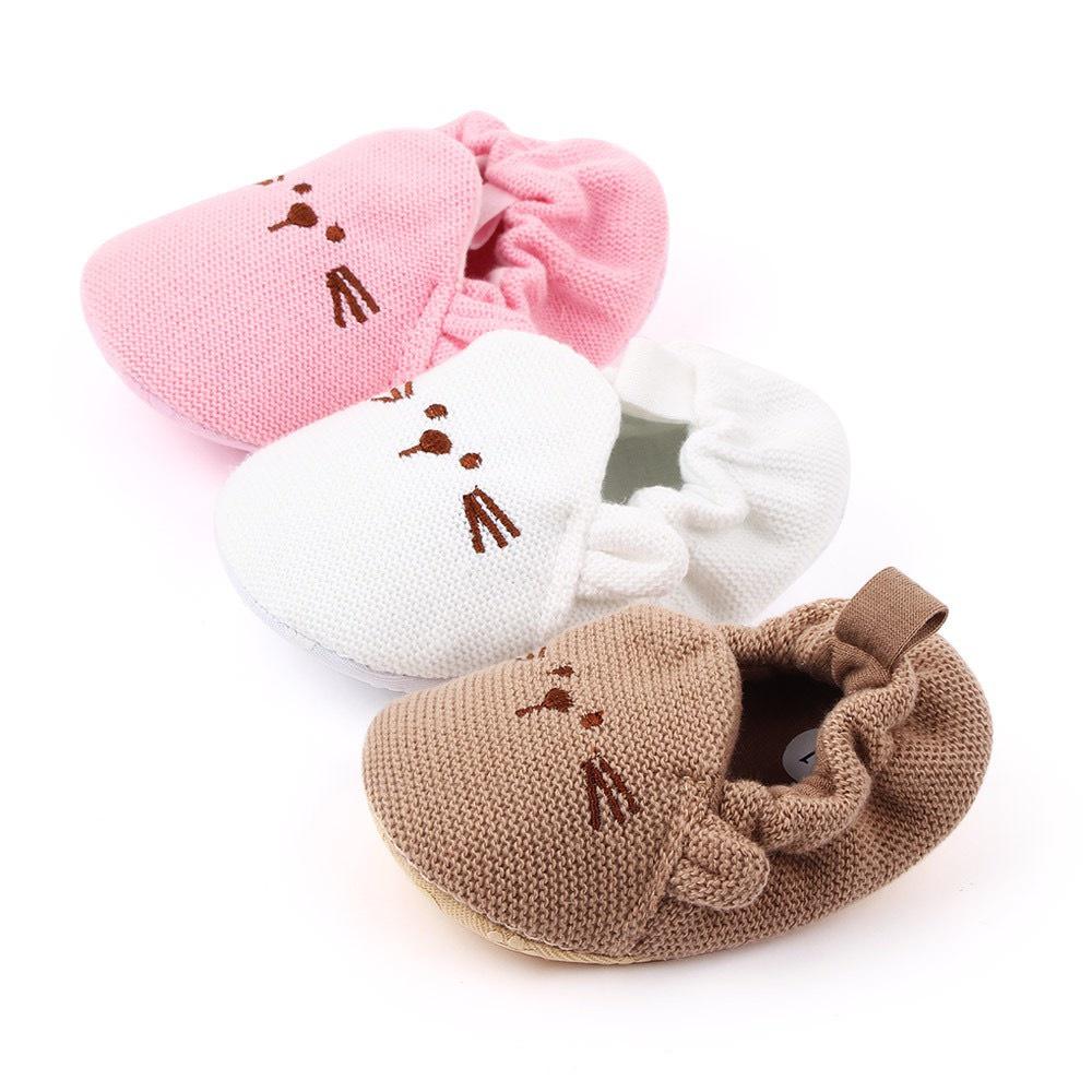 Giày Tập Đi Cho Bé Trai Bé Gái, Giày Cho Bé Sơ Sinh Thanh Hằng Baby 11 - 13 Cm