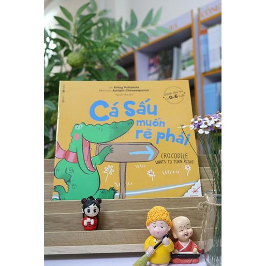 Ehon - Cá Sấu Muốn Rẽ Phải - Bản Quyền