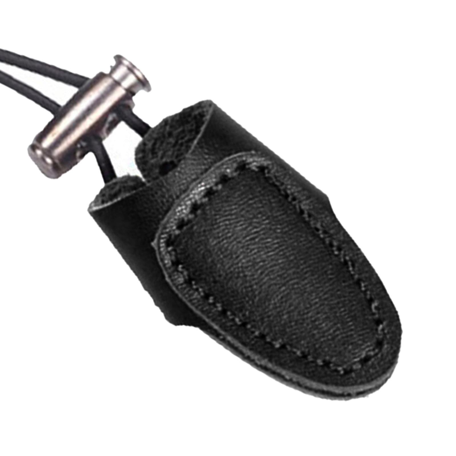 Archery Leather Finger Guard Longbow Recurve Bow Shooting Thumb Ring Protective Gear Outdoor Hunting Accessories