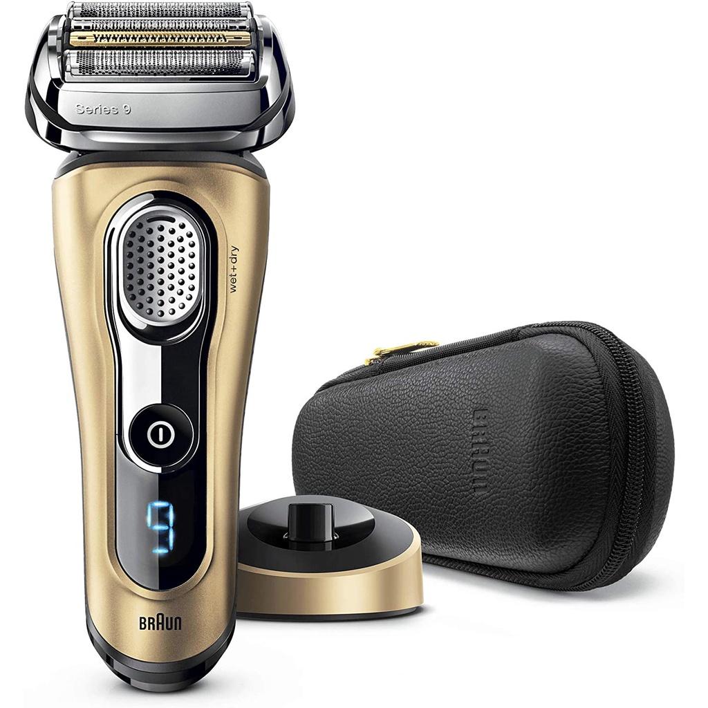 Máy Cạo Râu Nam Braun 9399s Series 9, Máy Cạo Râu Khô Và Ướt, Braun Shaver, Công Nghệ Cảm Biến Smart Sonic, 5 Đầu Cạo, Hàng Chính Hãng