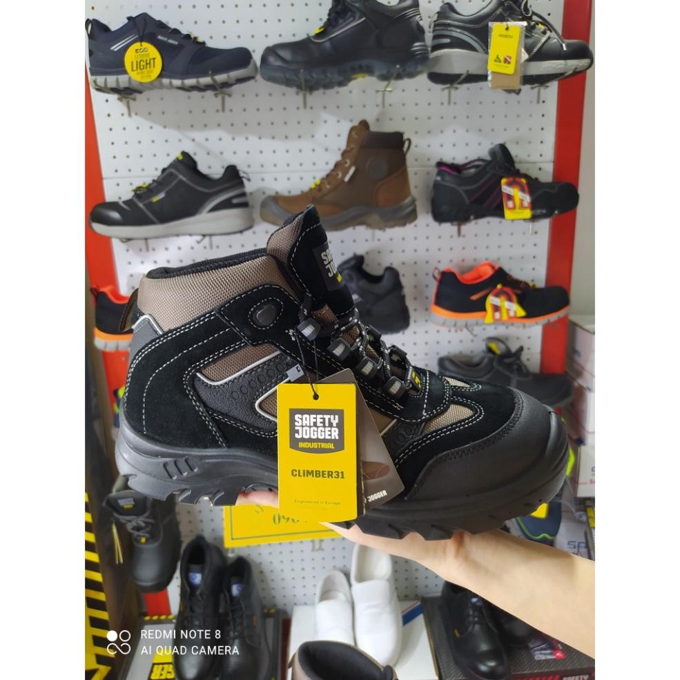 Giày Bảo Hộ Safety Jogger Climber, Chống Đâm Xuyên, Chống Va Đập, Chống Trơn Trượt
