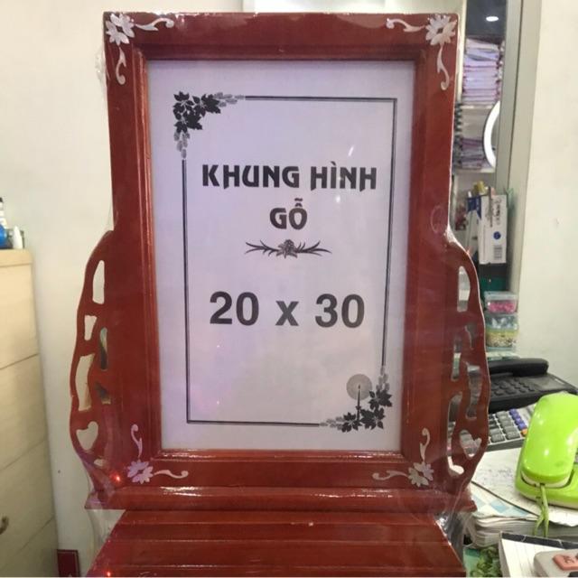 Khung hình gỗ thờ cao cấp 20x25 va 20x30