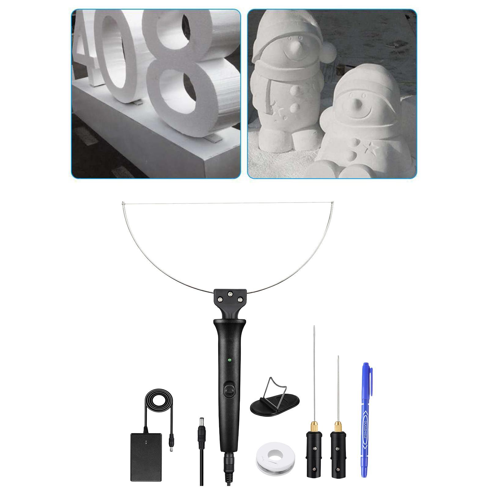 8 Pieces Set Electric Foam Cutter Pen Cutter kit Wire Foam Cutter