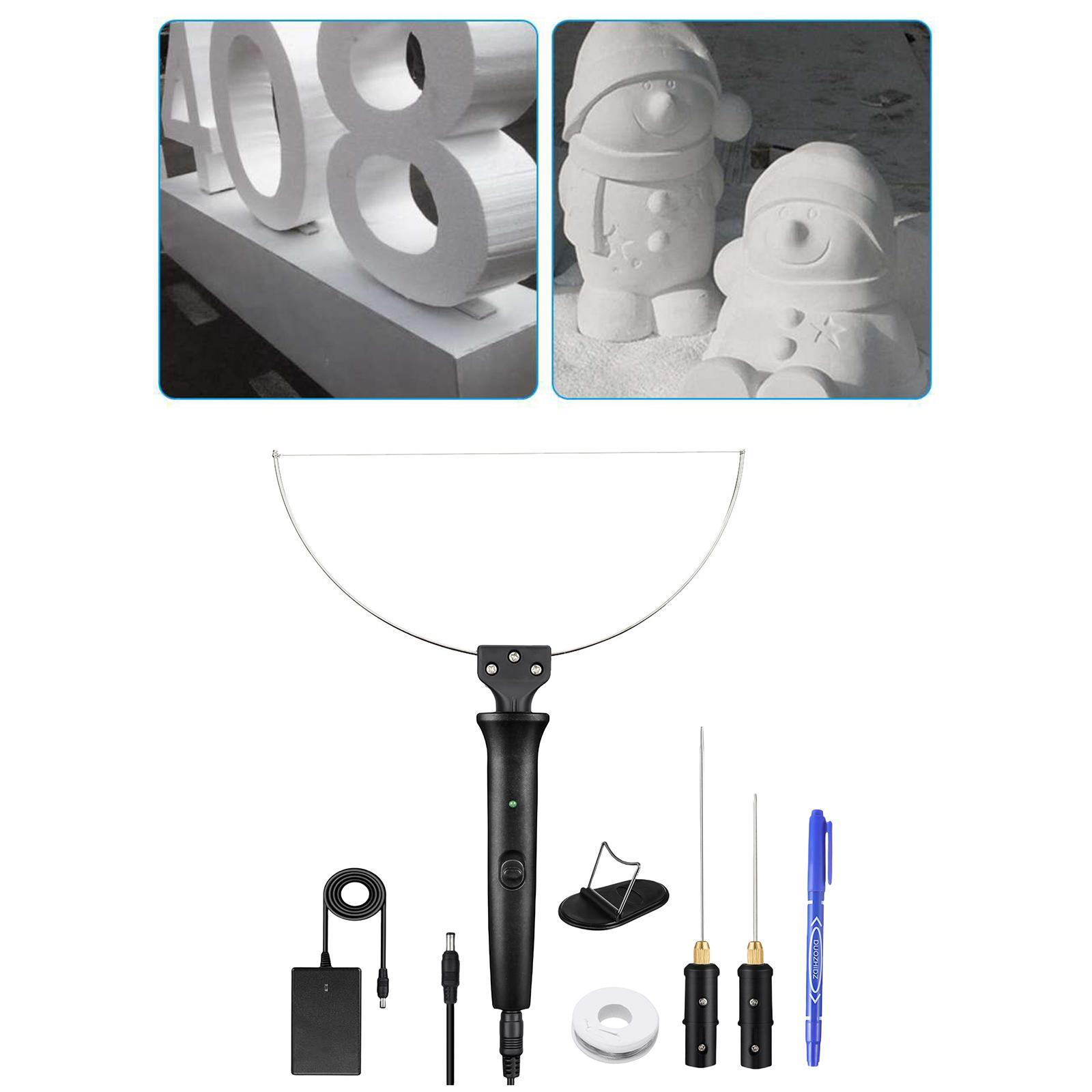 8 Pieces Set Electric Foam Cutter Pen  Cutter kit Wire Foam Cutter