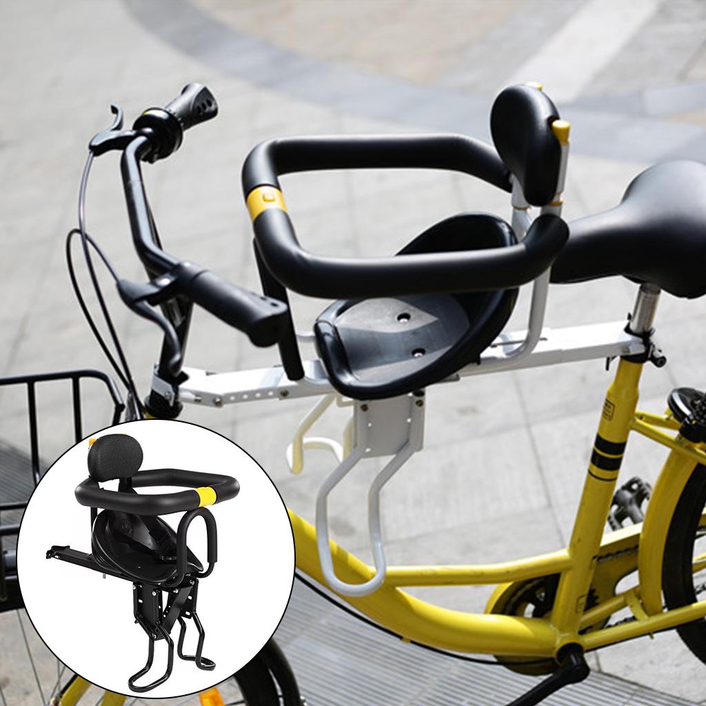 Child Kids Safety Seat for Bike Bicycle Front Mount Stable Carrier & Pedals