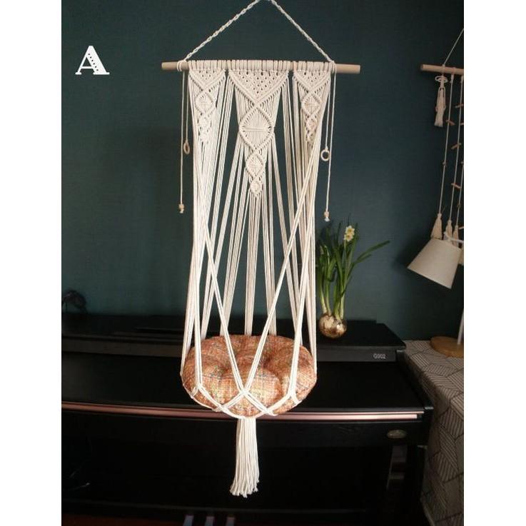Võng macrame cho mèo thú cưng ổ cho chó mèo