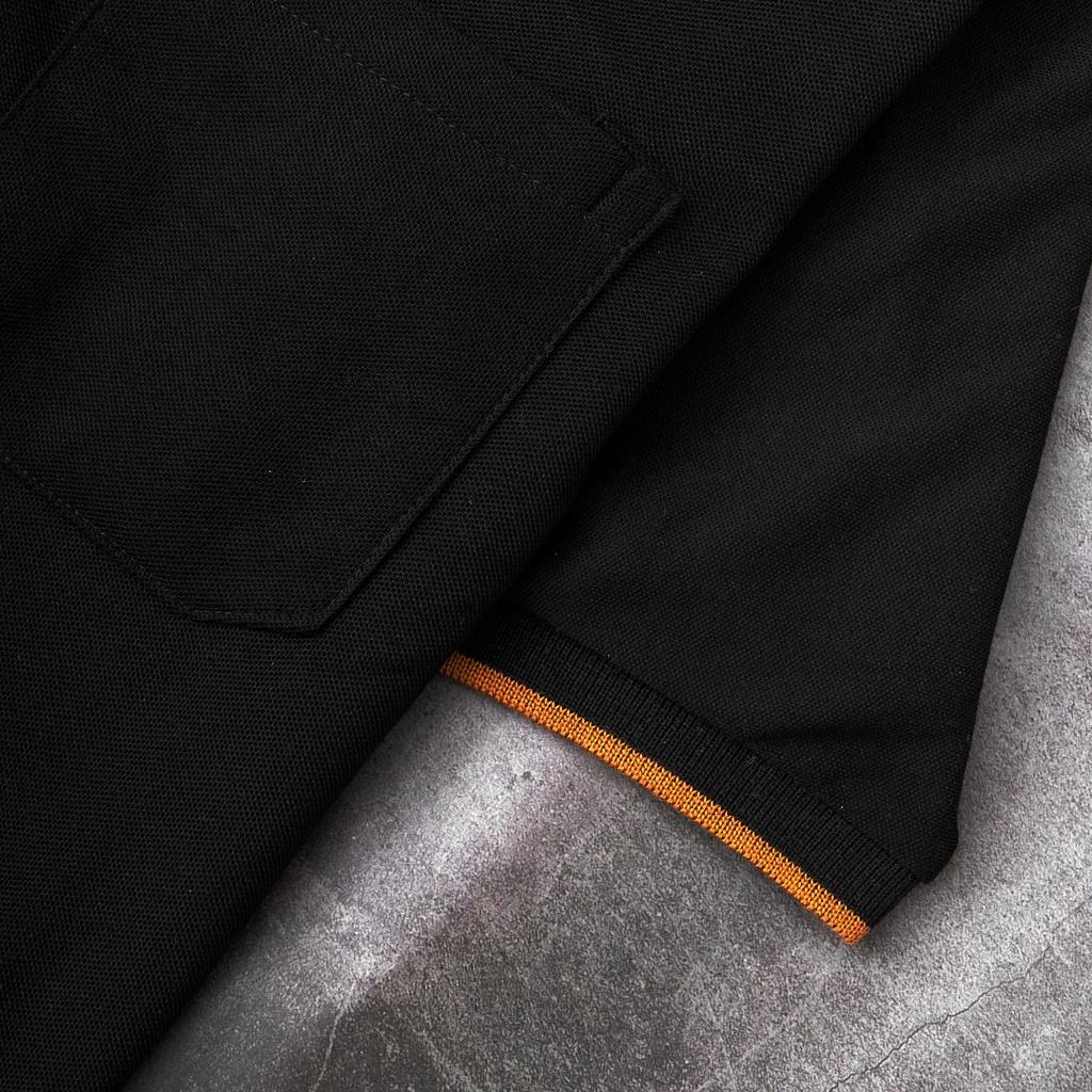 Áo thun Polo Nam cổ bẻ DONA08 thun basic cá sấu cộc tay vải cá sấu cotton đẹp phong cách trẻ trung chuẩn form màu đen