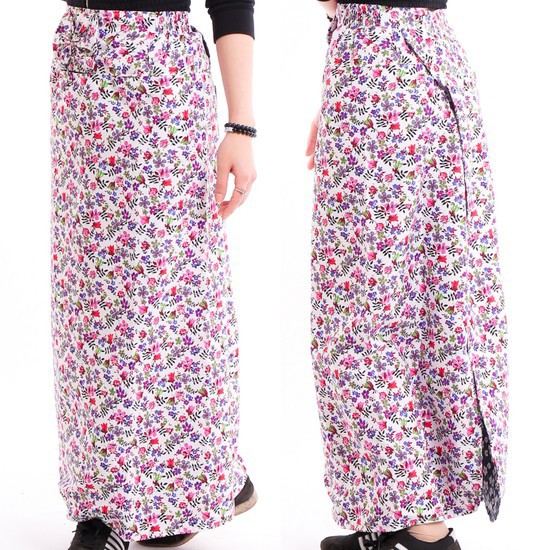 Váy chống nắng vải thô 2 lớp dày, không xù