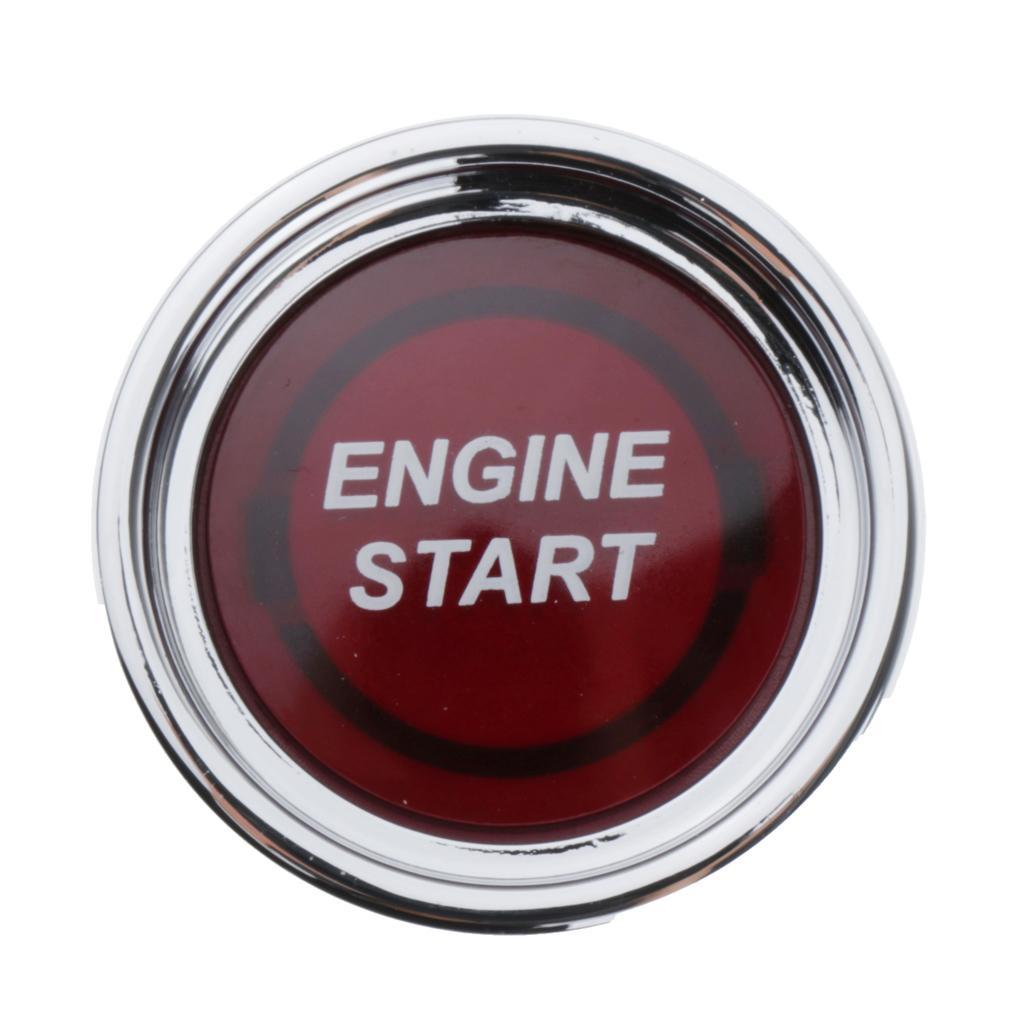 12V Car Engine Ignition Switch Button Kit Universal