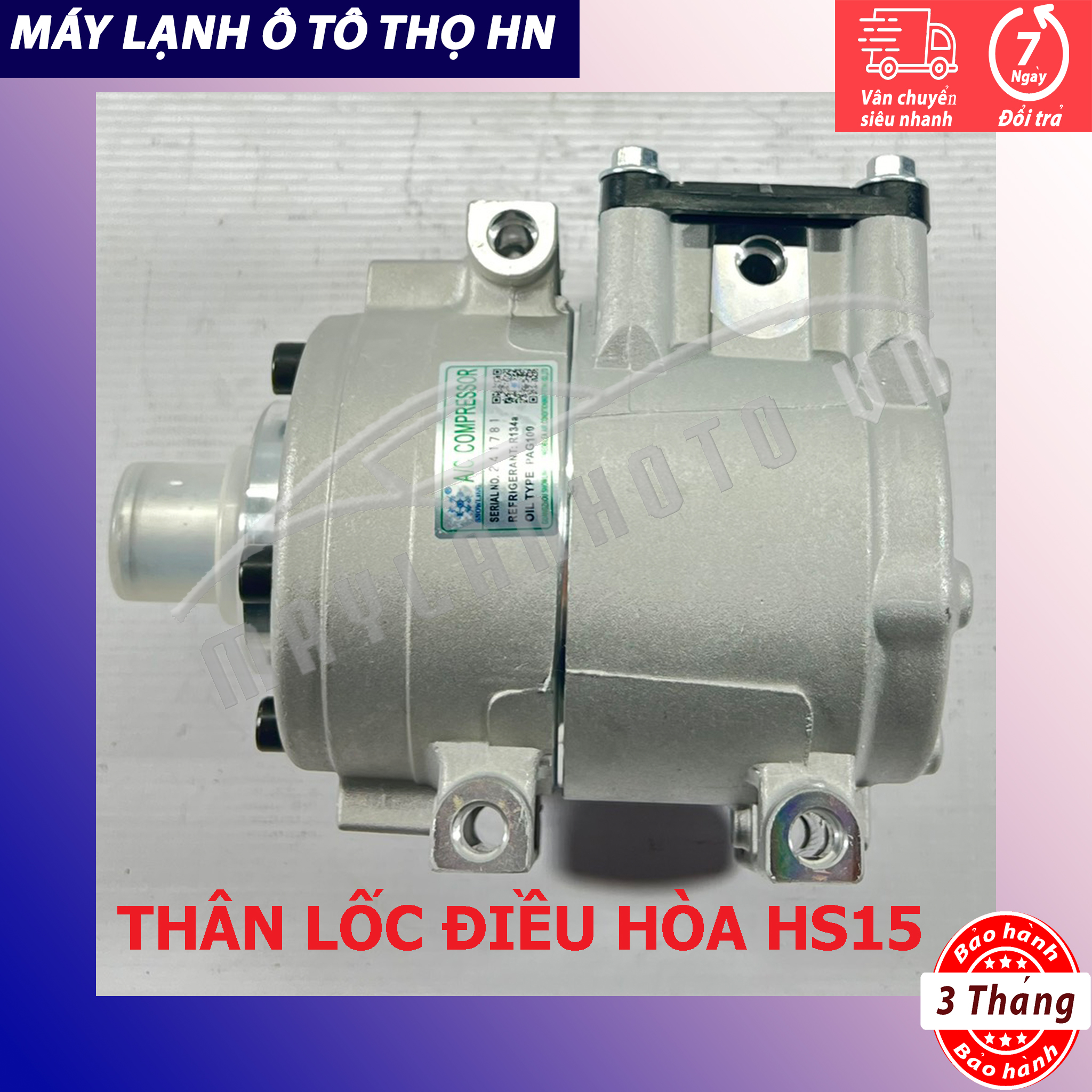 Thân Lốc điều hòa HS15 Hàng Trung Quốc