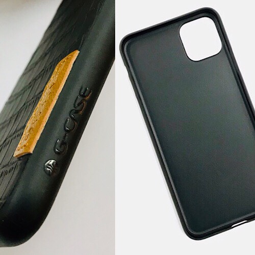 Ốp lưng cho iPhone 11 Pro (5.8") hiệu G-Case Dark Leather Alligator mỏng 1 mm - Hàng nhập khẩu