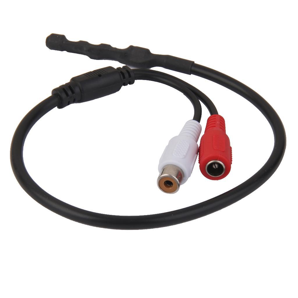 40cm CCTV Camera Mini Microphone Audio/Sound Monitor  with RCA Plug