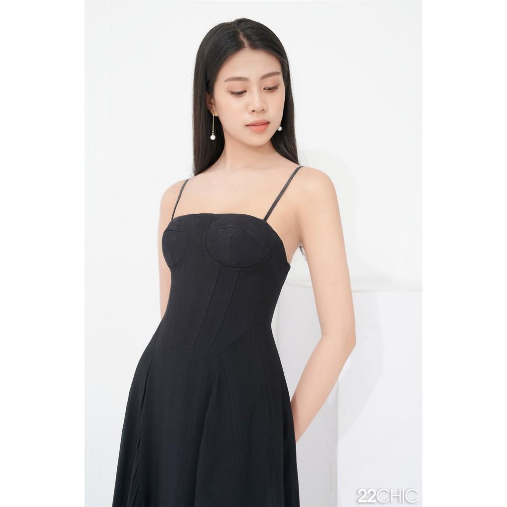 Đầm xòe hai dây sang chảnh Black Swan Dress - 22CHIC