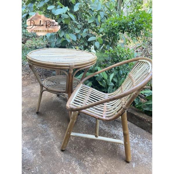 Bàn Ghế Mây Sò Docilo Rattan Giá Tốt Dùng Cho Quán Cafe Quán Cóc Ban Công, Decor Homestay