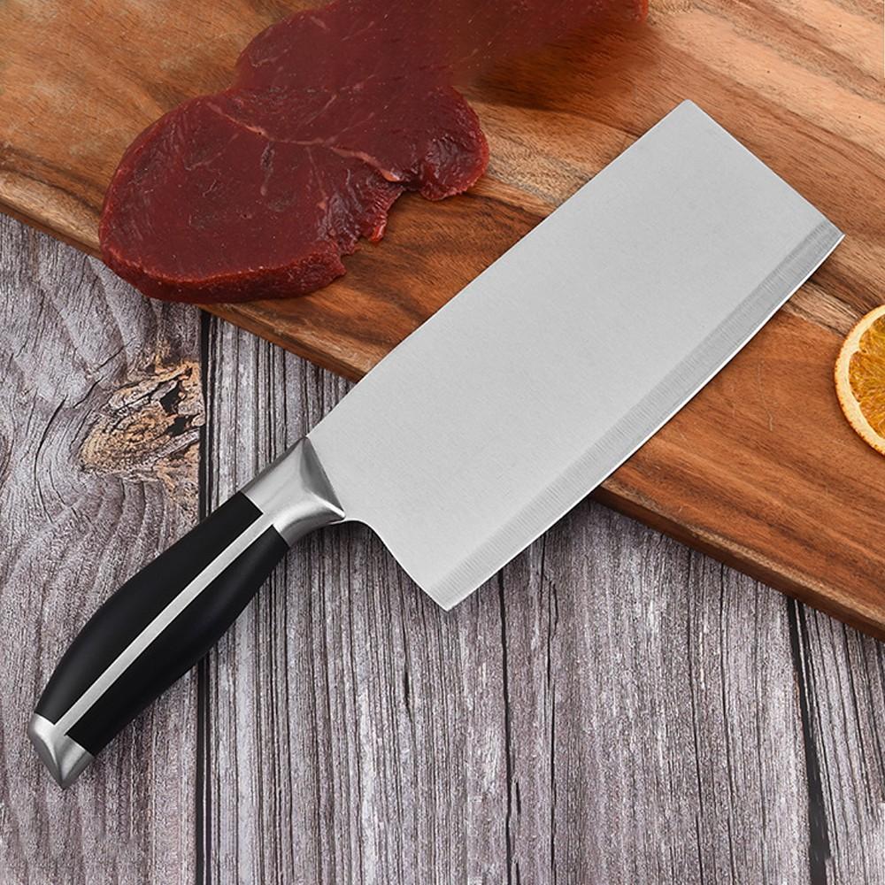 Bộ dao Nhật 6 món nhà bếp chất liệu INOX cao cấp chống han gỉ, Bộ dao nhật 6 món kèm khay đựng sang trọng tiện lợi