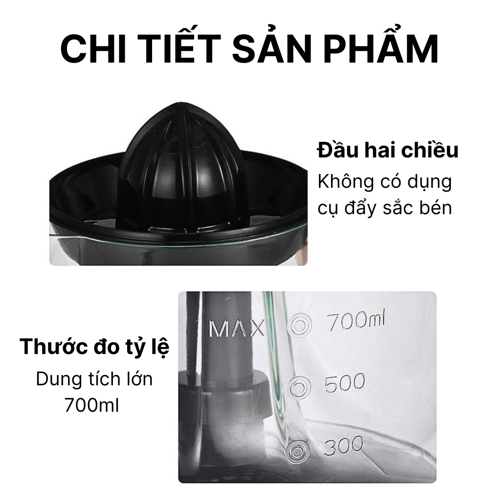 Máy vắt cam tự động công suất cao, máy ép cam tự động JE623D - HÀNG CHÍNH HÃNG - DELIYA