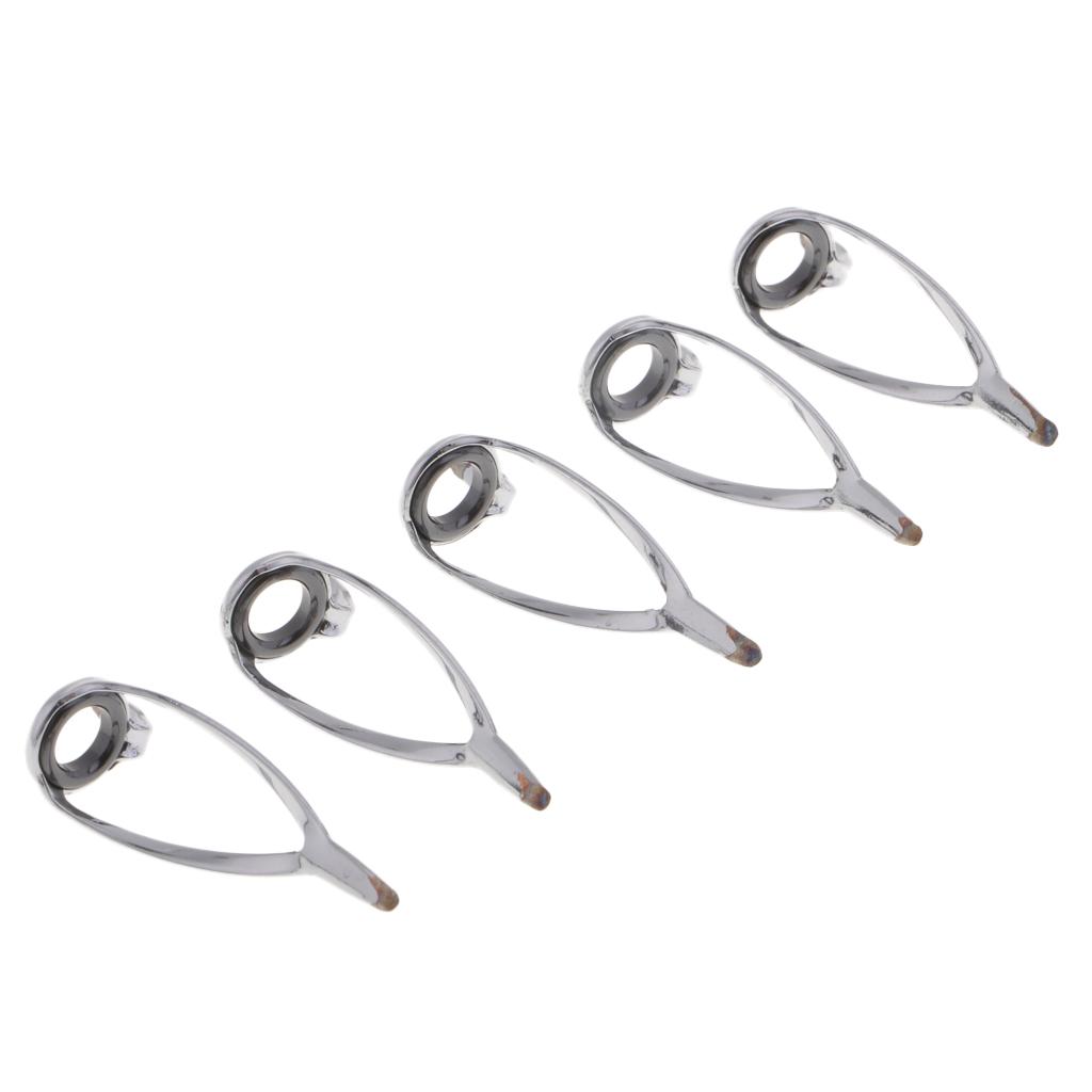 5pcs Fishing Rod Building Repair SIC Ring Spinning Casting Guides