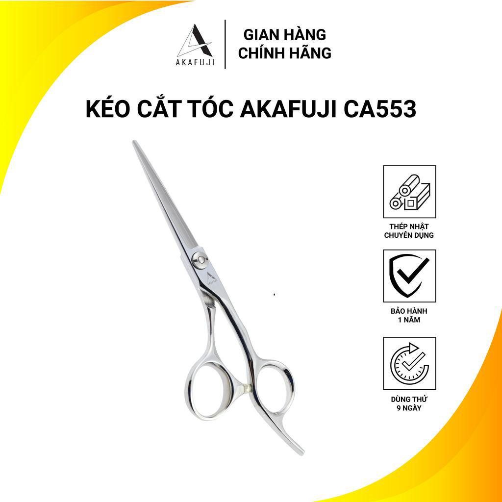 Kéo Cắt Tóc AKAFUJI CA 553 SIZE 5.5 inches Thép Nhật Cao Cấp [HÀNG CHÍNH HÃNG] Bảo Hành 12 Tháng