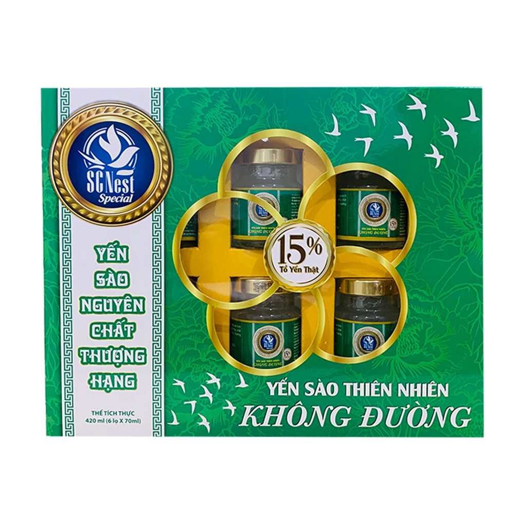 Hộp Nước Yến Sào Không Đường SCNest Special