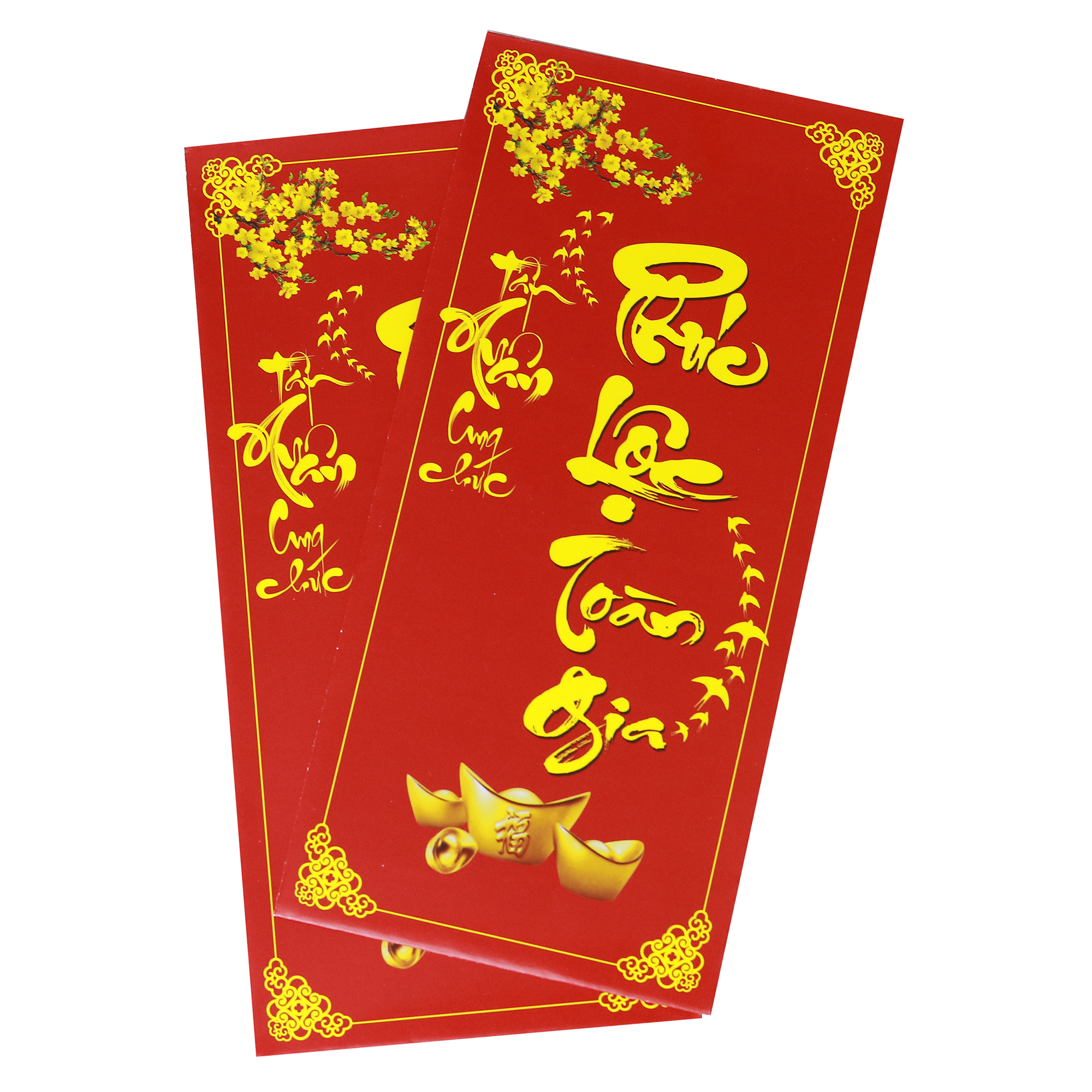 Bao Lì Xì Đỏ Chúc Mừng Năm Mới - Phúc Lộc Toàn Gia