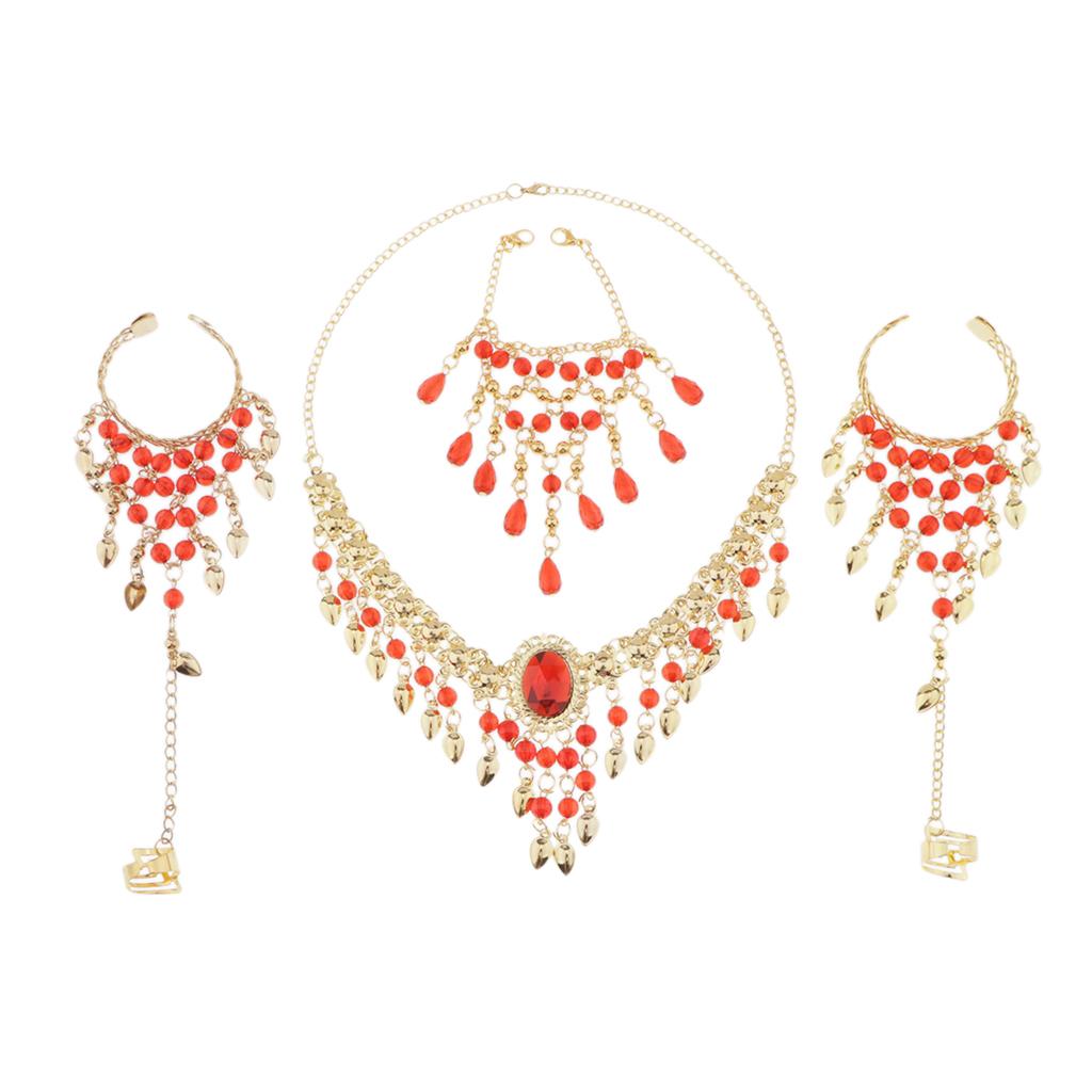 Belly Dance Jewelry Set For Adults Kids