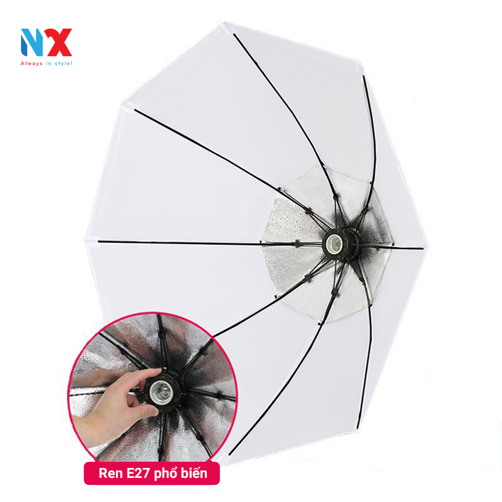 Chụp đèn tròn PARABOL 70CM - Softbox làm mềm ánh sáng hỗ trợ chụp ảnh, quay phim, livestream