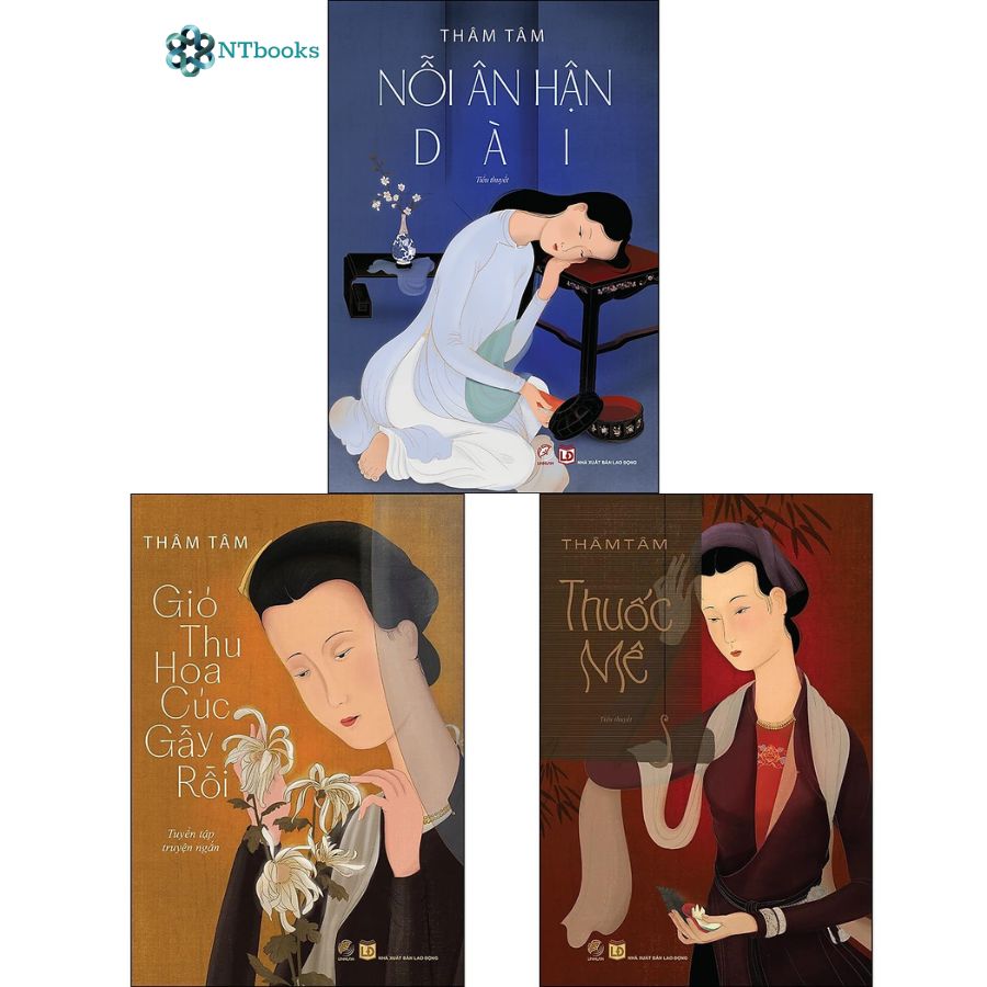 Combo 3c cuốn Thâm Tâm GIÓ THU HOA CÚC GẦY RỒI – NỖI ÂN HẬN DÀI – THUỐC MÊ – Linh Lan Books  Nxb Lao Động
