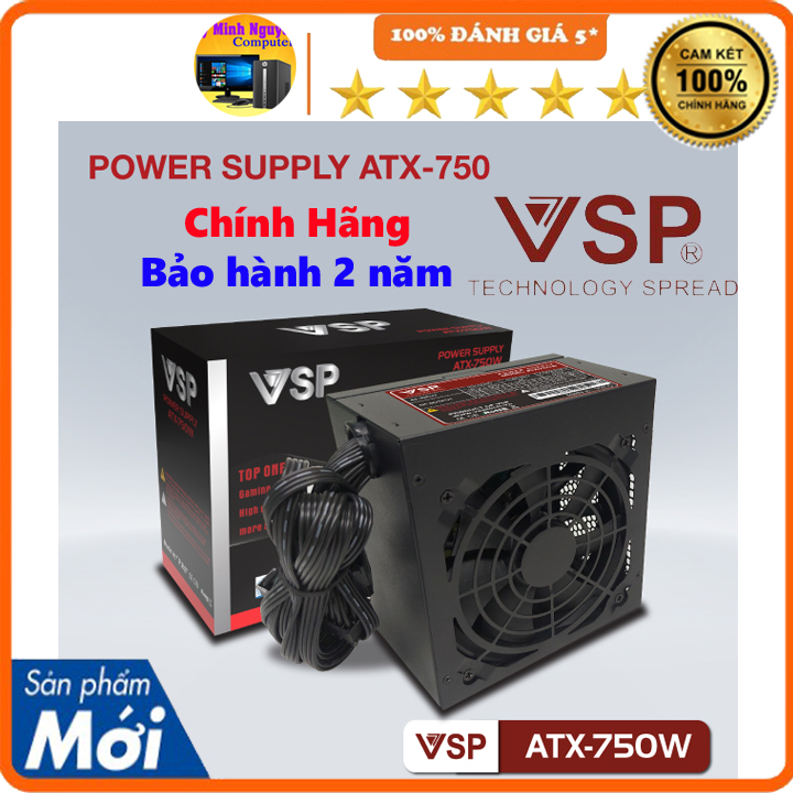 Nguồn máy tính VSP 750w hàng chính hãng