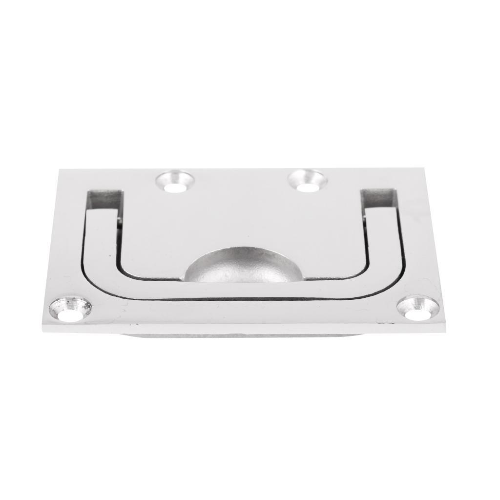 4Pcs Boat Pull Latch Flush Lift Handle Marine 316 Stainless Steel