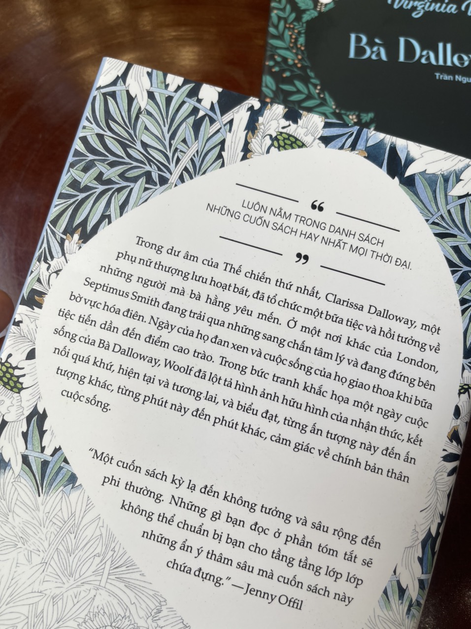 BÀ DALLOWAY –Virgina Woolf – Trần Nguyên dịch – Rainbow – NXB Phụ Nữ Việt Nam